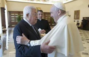 Audienz von Papst Franziskus und Mahmud Abbas / Vatican Media 