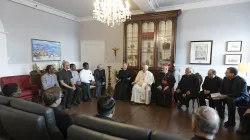 Papst Franziskus mit Jesuiten in Kanada, 29. Juli 2022 / Vatican Media