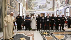Papst Franziskus mit Liturgieprofessoren, 1. September 2022 / Vatican Media