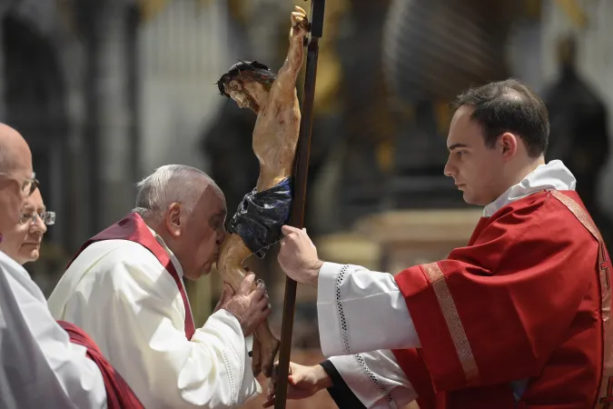 Karfreitagsliturgie mit Papst Franziskus am 7. April 2023