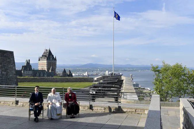 Papst Franziskus, Quebec, Kanada, 27. Juli 2022