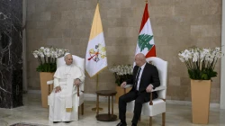 Papst Leo XIV. und der libanesische Präsident / Vatican Media