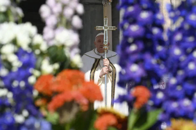 Papst Franziskus bei der Messe zum Osterfest am 9. April 2023