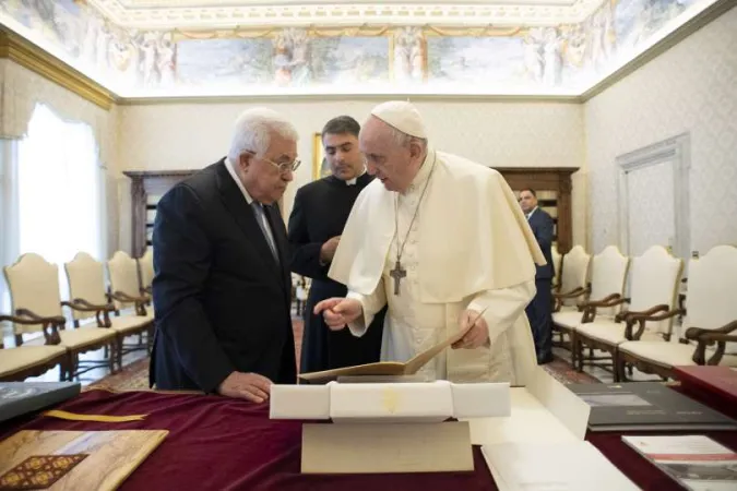 Audienz von Papst Franziskus und Mahmud Abbas