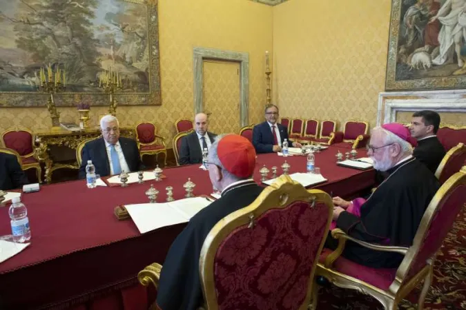 Begegnung mit Kardinalstaatssekretär Pietro Parolin und Monsignore Paul Richard Gallagher