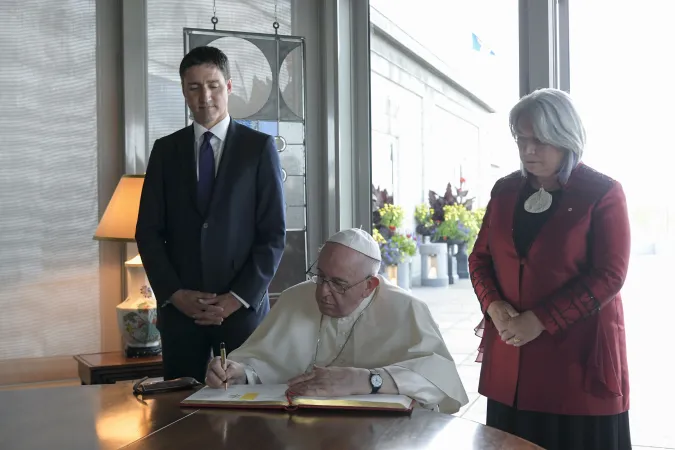 Papst Franziskus, Quebec, Kanada, 27. Juli 2022