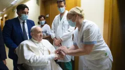 Papst Franziskus in der Gemelli-Klinik in Rom, 11. Juli 2011 / Vatican Media