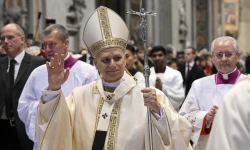 Papst Leo XIV. mit neuem Hirtenstab / Vatican Media