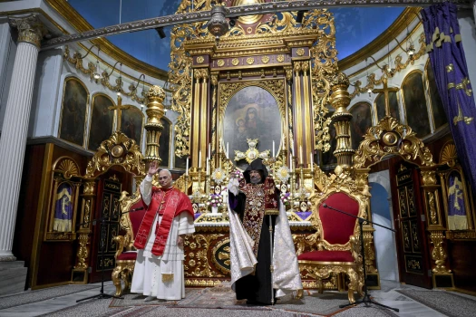 Papst Leo XIV. besucht die Kathedrale der Armenischen Apostolischen Kirche in Istanbul / Vatican Media