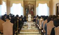 Papst Leo XIV. mit Vertretern von Regnum Christi / Vatican Media