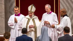 Papst Franziskus im Petersdom am 1. Oktober 2019 / Daniel Ibanze / CNA Deutsch