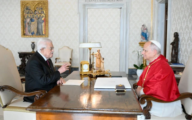 Papst Leo spricht mit Palästinenserpräsident Abbas über Zwei-Staaten-Lösung
