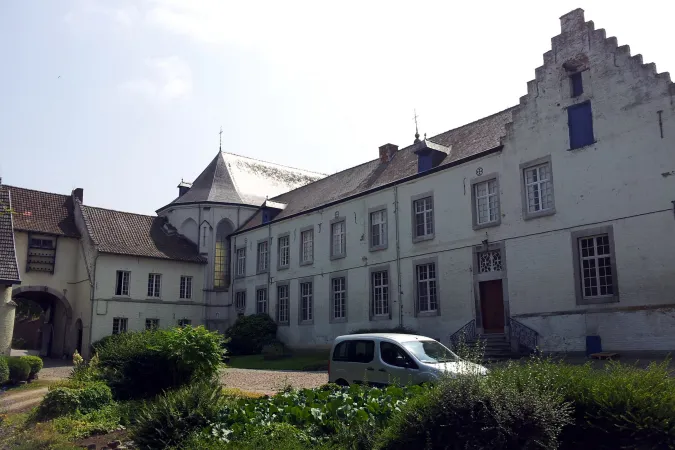 Innenhof der Abtei Marienlob (Mariënlof)