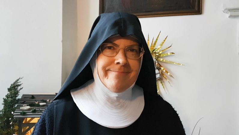 Schwester Hildegard Dubnick, die neue Äbtissin der Abtei St. Walburg in Eichstätt. 