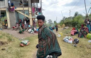 Betroffene in der Krisenregion im Norden Äthiopiens: Aufnahme aus dem Oktober 2021 / Aid to the Church in Need (ACN)