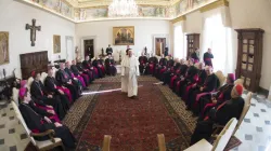 Deutsche Bischöfe beim Treffen mit Papst Franziskus im Rahmen des Ad-Limina-Besuchs in Rom.  / L'Osservatore Romano