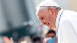 Papst Franziskus auf dem Petersplatz am 28. August 2019 / Daniel Ibanez / CNA Deutsch