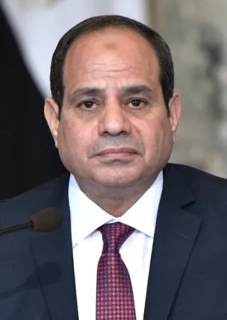 Abdel Fatah El-Sisi im Jahr 2014 bei einem Staatsbesuch in Russland