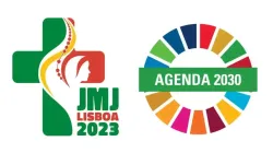 Logos des WJT Lissabon 2023 und der 2030-Agenda. / WJT und U.N.