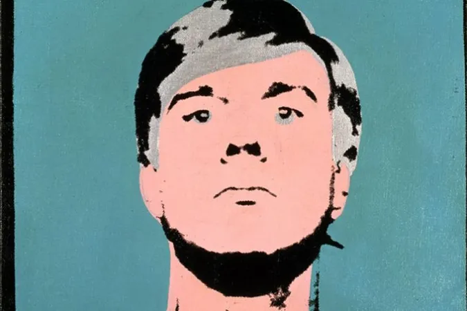 Andy Warhol, Self-Portrait, 1964 via The Andy Warhol Museum, Pittsburgh. 