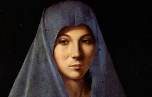 Maria (Detail) im berühmten Portrait von Antonello da Messina. / CNA/Wikimedia