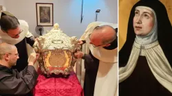 Öffnung des silbernen Sarkophags der heiligen Teresa von Jesus. / Karmeliter / ACI Prensa