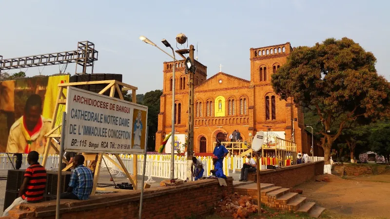 Die Kathedrale von Bangui, der Haupstadt der Zentralafrikanischen Republik, am 29. November 2015.