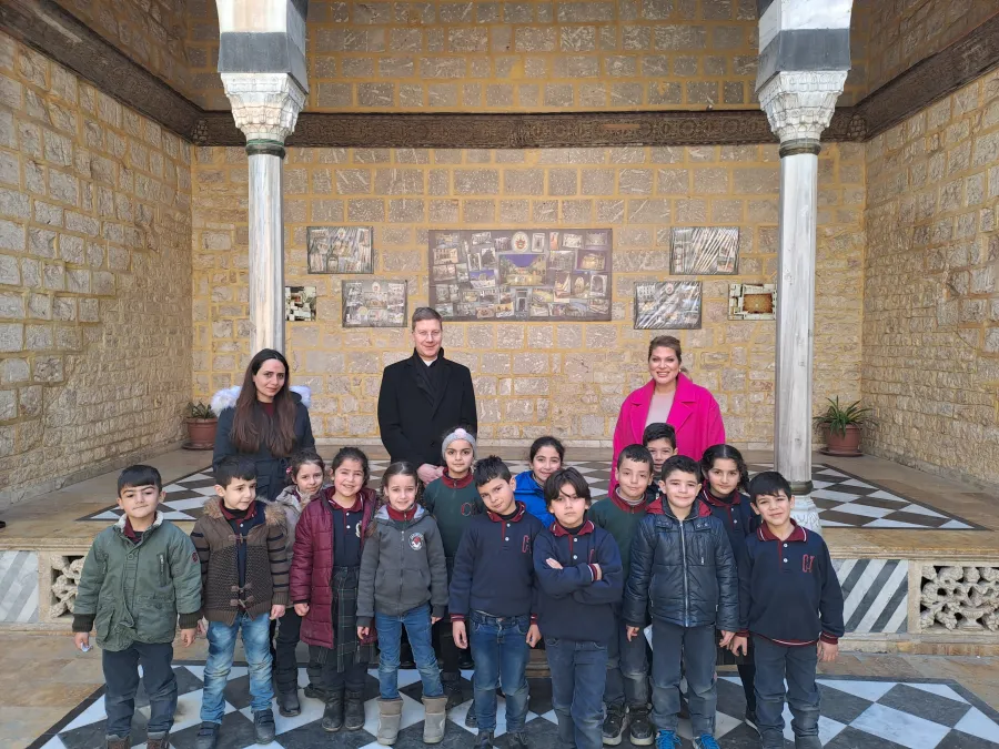Schüler einer armenisch-katholischen Schule in Aleppo