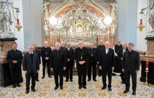 Gruppenbild mit Abstand: Die österreichischen Bischöfe am 15. Juni 2020 in Marienzell. / Josef Kuss / Kathpress