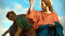 Die Versuchung Christi durch den Teufel, gemalt von Félix-Joseph Barrias (1822-1907) / NCR/Gemeinfrei