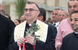 Erzbischof Bashar Warda bei einer Prozession in Ankawa, einem Stadtteil von Erbil / Kirche in Not