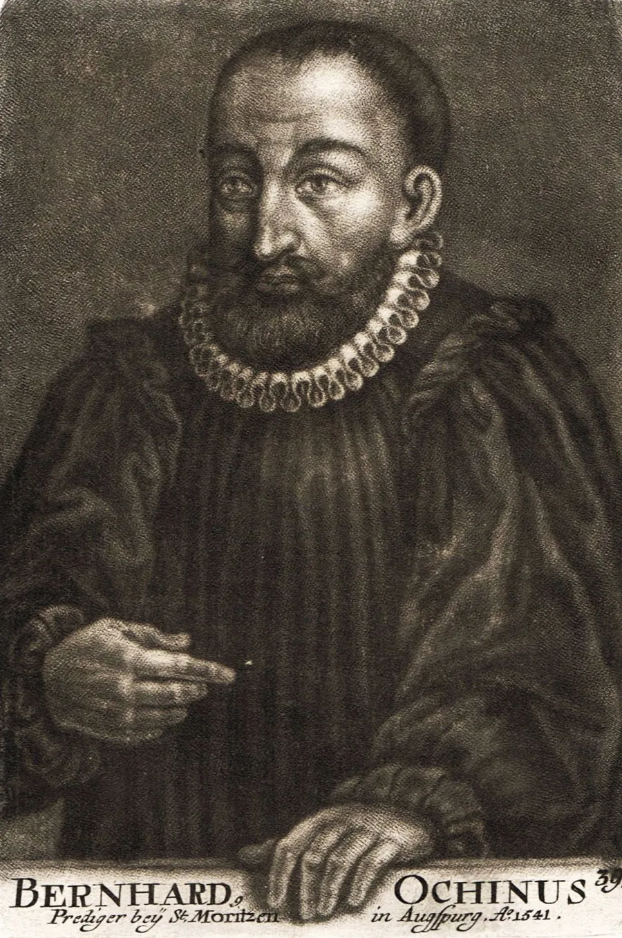 Bernardino Ochino als Prediger in Augsburg