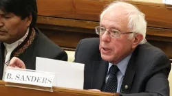 Bernie Sanders bei der Konferenz am 15. April 2016.  / CNA/Daniel Ibanez