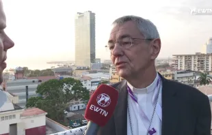 Erzbischof Ludwig Schick (Bamberg) ist Teil der deutschen Delegation in Panama. / EWTN.TV