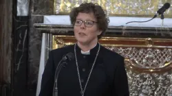 Die evangelische Bischöfin von Kurhessen-Waldeck, Beate Hofmann, im Mai 2021. / Bistum Fulda / Screenshot Youtube
