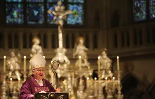 Bischof Rudolf Voderholzer predigt zum Hochfest Christi Himmelfahrt. / Veit Neumann / Bistum Regensburg