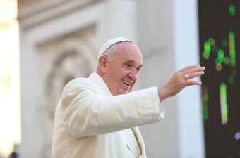 Papst Franziskus auf dem Petersplatz am 11. November 2015 / CNA/Daniel Ibanez