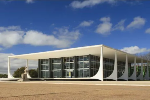 Das Gebäude des "Supremo Tribunal Federal", dem Obersten Bundesgericht Brasiliens, in der Hauptstadt Brasilia.   /  Gustavo Toledo / Shutterstock