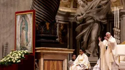 Papst Franziskus bei der Heiligen Messe zu Ehren Unserer Lieben Frau von Guadalupe  / Daniel Ibánez ACI Stampa/EWTN