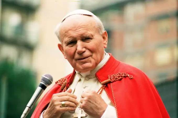 Papst Johannes Paul II. im Jahr 1996
