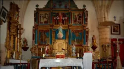 Altarbild von St. Euphemia in Terradillos de Sedano / Asociación Cultural de Santa Eufemia de Terradillos