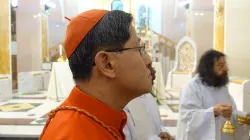 Blick auf das Antlitz Gottes: Kardinal Tagle in Manoppello / EWTN.TV / Paul Badde