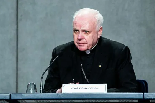 Kardinal Edwin O'Brien bei einer Presse-Konferenz im Vatikan am 7. November 2018 / Daniel Ibanez / CNA Deutsch