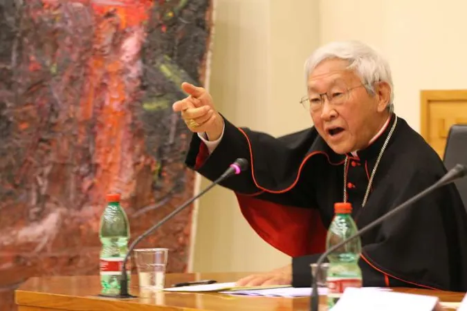 Kardinal Zen im Jahr 2014 an der Päpstlichen Universität Urbaniana