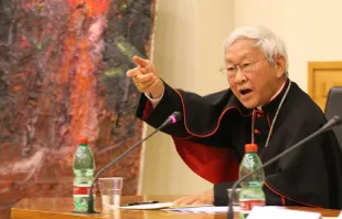 Kardinal Zen im Jahr 2014 an der Päpstlichen Universität Urbaniana / CNA / Petrik Bohumil