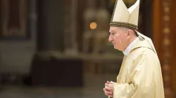 Kardinal Pietro Parolin bei der Feier der heiligen Messe im April 2017 / Daniel Ibanez / CNA Deutsch