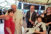 Italien: Papst Franziskus besucht Einrichtung für Schwerbehinderte