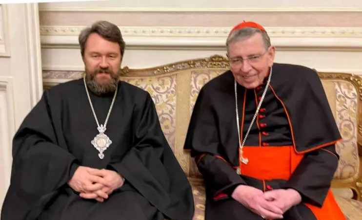 Gute Beziehungen: Metropolit Hilarion und Kardinal Kurt Koch bei einem früheren Treffen