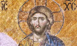 Jesus Christus der Weltenherrscher. Ausschnitt aus einem Mosaik in der Hagia Sophia / Dianelos Georgoudis / Wikimedia (CC BY-SA 3.0) 