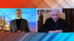 Christian Peschken im Gespräch mit Kardinal Tomasi / Screenshot